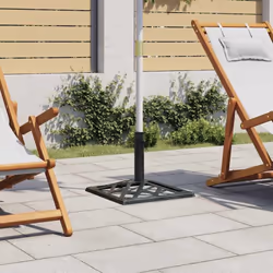 Ce socle de parasol solide sert de base ferme et robuste pour votre parasol et pour le maintenir en place. Le matériau en fon ...