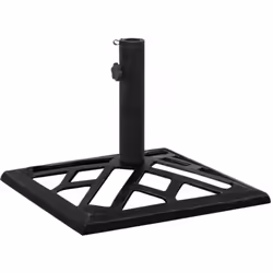 Ce socle de parasol solide sert de base ferme et robuste pour votre parasol et pour le maintenir en place. Le matériau en fon ...