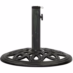 Ce socle de parasol solide sert de base ferme et robuste pour votre parasol et pour le maintenir en place. Le matériau en fon ...