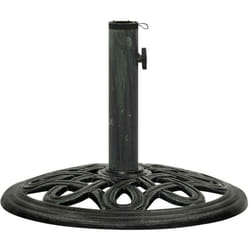 Vidaxl - Socle de parasol Vert 40x40x32 cm Fonte