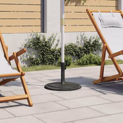 Ce socle de parasol solide sert de base ferme et robuste pour votre parasol et pour le maintenir en place. Le matériau en fon ...