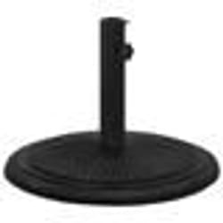 vidaXL Socle de parasol Noir 45x45x30 cm Fonte