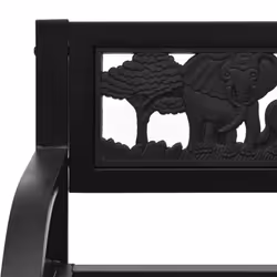 VidaXL 317773 banc de jardin Acier - Vue supplémentaire 5