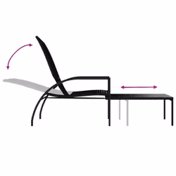 VidaXL 317629 chaise d'extérieur Linge Siège rembourré Acier galvanisé, Polyester, Polyuréthane Crème, Blanc - Vue supplémentaire 8