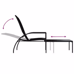 VidaXL 317632 chaise d'extérieur Linge Siège rembourré Acier galvanisé, Polyester, Polyuréthane Crème, Blanc - Vue supplémentaire 8