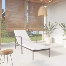 Détendez-vous dans le jardin ou sur le patio sur cette chaise longue confortable ! Vous pouvez passer un après-midi de détent ...