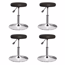 VidaXL 3085579, Simili-cuir, Acier, 310 mm, 310 mm, 39 cm, 53 cm, 4 pièce(s)