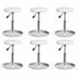 vidaXL Chaises à manger lot de 6 blanc similicuir