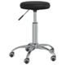vidaXL Tabouret de massage Similicuir Noir