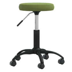 VIDAXL Tabouret de Massage Velours Vert Clair