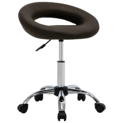 Chaise Pivotante Similicuir - Marron