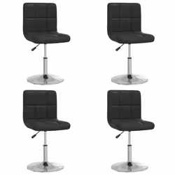 VidaXL 3087429, Acier chromé, Simili-cuir, 400 mm, 430 mm, 71 cm, 85,5 cm, 6 pièce(s)