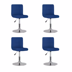 VidaXL 3087452, Acier chromé, mousse, Polyester, 400 mm, 430 mm, 71 cm, 85,5 cm, 4 pièce(s)