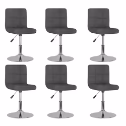 VidaXL 3087459, Acier chromé, mousse, Polyester, 400 mm, 430 mm, 71 cm, 85,5 cm, 6 pièce(s)