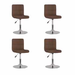 VidaXL 3087461, Acier chromé, mousse, Polyester, 400 mm, 430 mm, 71 cm, 85,5 cm, 6 pièce(s)