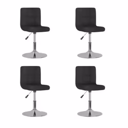 VidaXL 3087464, Acier chromé, mousse, Polyester, 400 mm, 430 mm, 71 cm, 85,5 cm, 6 pièce(s)