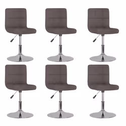VidaXL 3087467, Acier chromé, mousse, Polyester, 400 mm, 430 mm, 71 cm, 85,5 cm, 6 pièce(s)