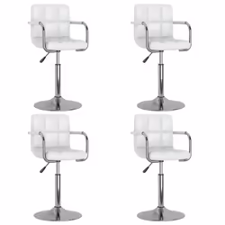VidaXL 3087886, Acier chromé, Simili-cuir, mousse, 480 mm, 470 mm, 71 cm, 85,5 cm, 40 cm