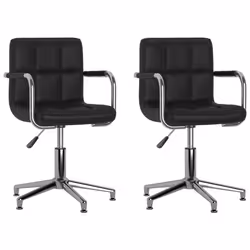 VidaXL 3088073, Acier chromé, Simili-cuir, mousse, 480 mm, 470 mm, 74,5 cm, 88,5 cm, 40 cm