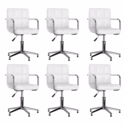 VidaXL 3088092, Acier chromé, Simili-cuir, mousse, 480 mm, 470 mm, 74,5 cm, 88,5 cm, 40 cm