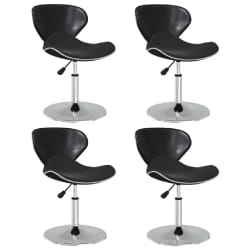Lot de 4 chaises - Noir