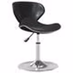 vidaXL Chaise de salle à manger Noir Similicuir