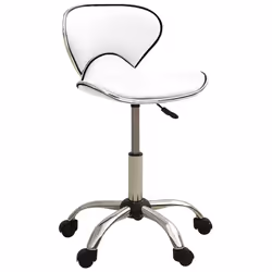 VidaXL 3088625, 110 kg, 1 pièce(s), Coton, Simili-cuir, Polyester, Acier, Blanc
