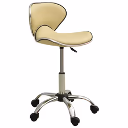 VidaXL 3088629, 110 kg, 1 pièce(s), Coton, Simili-cuir, Polyester, Acier, Crème
