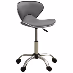 VidaXL 3088630, 110 kg, 1 pièce(s), Coton, Simili-cuir, Polyester, Acier, Gris