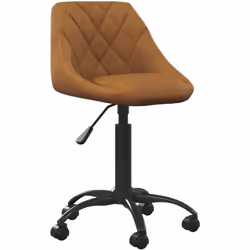 Cette chaise de bureau réglable est une pièce polyvalente, idéale pour votre lieu de travail. Le siège est recouvert de velou ...