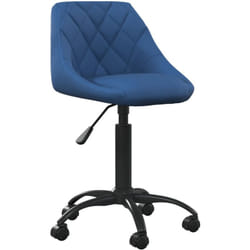 Vidaxl - Chaise de bureau Bleu Velours