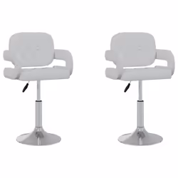 VidaXL 3089106, Simili-cuir, Acier, 580 mm, 500 mm, 73 cm, 88 cm, 4 pièce(s)