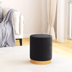 Cet élégant tabouret de rangement rond est conçu pour vous apporter le plus grand confort d'assise, avec un design soigné mai ...