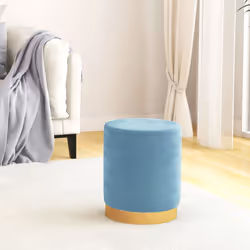 Cet élégant tabouret de rangement rond est conçu pour vous apporter le plus grand confort d'assise, avec un design soigné mai ...