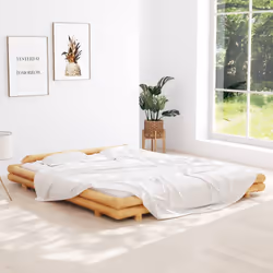 Matériau : bambou, rotin Dimensions : 220 x 200 x 36,5 cm (L x l x H) Dimensions du matelas approprié : 200 x 180 x 10 cm (L  ...
