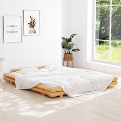 Vidaxl - Lit double,Cadre de lit Bambou 180x200 cm