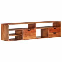 Ce meuble TV en bois est destiné à devenir le point central de votre salon ou espace de divertissement. Il peut être utilisé  ...