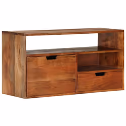 Ce meuble TV en bois est destiné à devenir le point central de votre salon ou espace de divertissement. Il peut être utilisé  ...