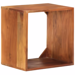 Gardez vos essentiels bien organisés avec cette étagère murale en bois élégante et pratique. Ce cube mural est fabriqué en bo ...