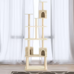 Cet arbre à chat est le refuge idéal pour que vos chats puissent se gratter, grimper, se percher, se cacher et se reposer. Il ...