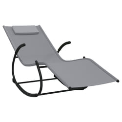 VidaXL 318113 chaise d'extérieur Linge Siège rembourré Acier Gris