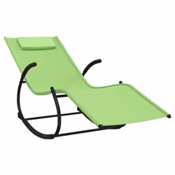 VidaXL 318115, Linge, Siège rembourré, Acier, Vert, 610 mm, 1640 mm