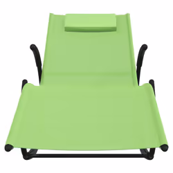 VidaXL 318115 chaise d'extérieur Linge Siège rembourré Acier Vert