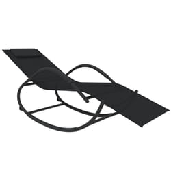 VidaXL 318116 chaise d'extérieur Linge Siège rembourré Acier Noir