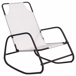 VidaXL 318126, Linge, Siège rembourré, Acier, Crème, 580 mm, 890 mm