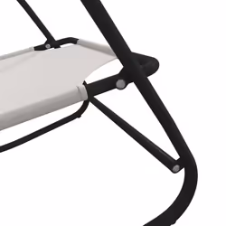 VidaXL 318126 chaise d'extérieur Linge Siège rembourré Acier Crème - Vue supplémentaire 5