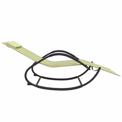 VidaXL 318134 chaise d'extérieur Linge mousse, Acier Crème - Vue supplémentaire 5