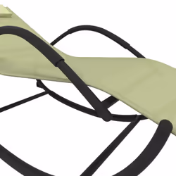 VidaXL 318134 chaise d'extérieur Linge mousse, Acier Crème - Vue supplémentaire 6