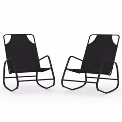 VidaXL 318140, Terrace, Acier, Noir, 580 mm, 890 mm, 935 mm