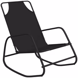 VidaXL 318140 chaise d'extérieur Terrace Acier Noir